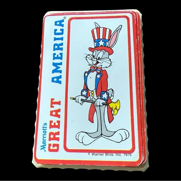 1976 Marriott’s Great America Deck of Cards - Bugs Bunny - Warner Bros, Inc - Picture 3 of 4